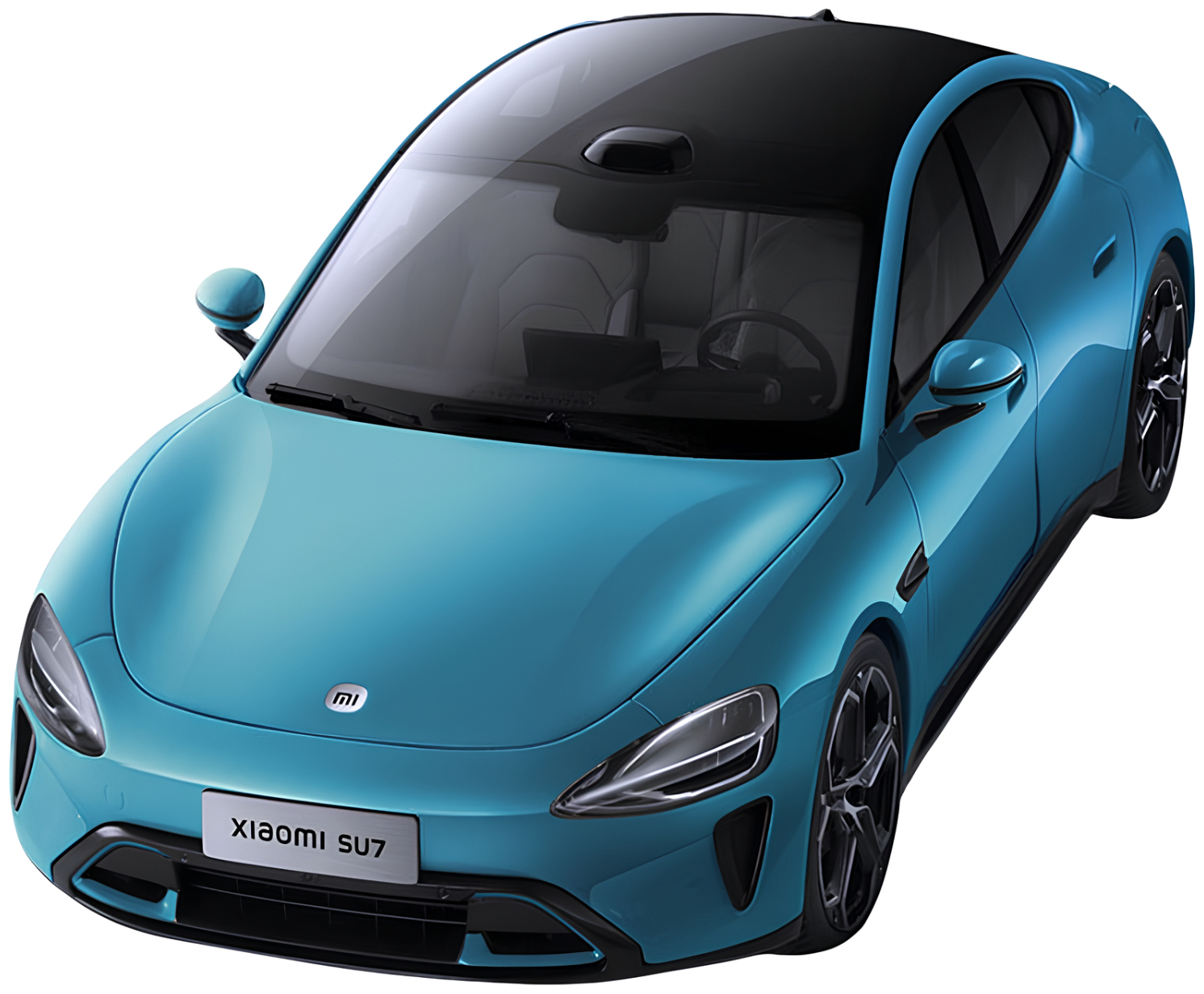 Модель автомобиля уменьшенная Xiaomi SU7 1/18 Die-cast Model Car синий BHR08KPGL